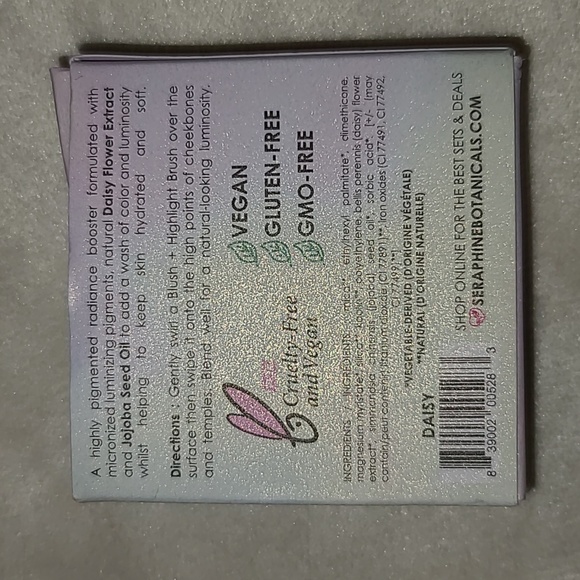 Seraphine Botanicals Daisy + Pearl natural radiance booster NWT! - Picture 6 of 7